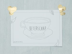 Theekaartje 'Beterschap' | ME Teatime